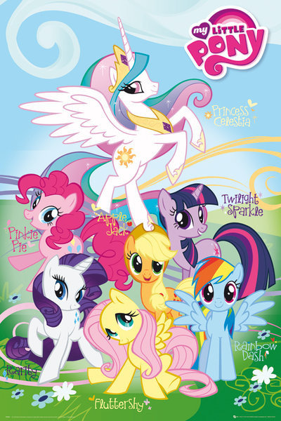Poster MY LITTLE PONY - names, Wall Art, Gifts & Merchandise
